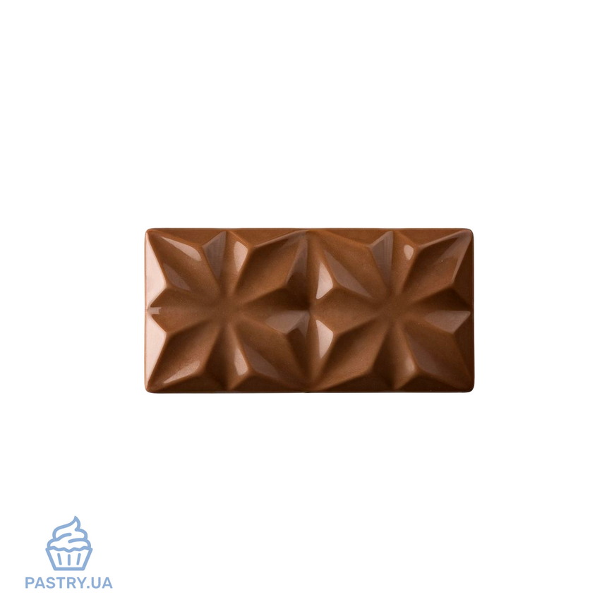 🍫 Форма Edelweiss PC5005 для шоколадных плиток поликарбонатная от Винсента Велли (Pavoni)