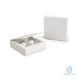 Box for 4 Bonbons 112&times;112&times;30mm white (Vals)