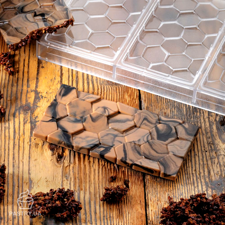 🍫 Форма Pav&eacute; PC5006 для шоколадних плиток полікарбонатна від Вісента Веллі (Pavoni)