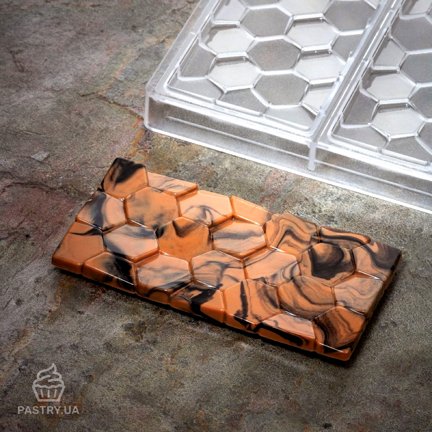 🍫 Форма Pav&eacute; PC5006 для шоколадних плиток полікарбонатна від Вісента Веллі (Pavoni)