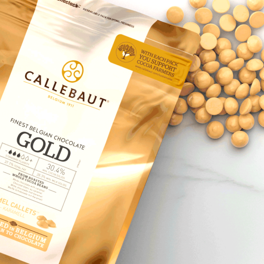Шоколад Gold 30,4% (Callebaut), 100г