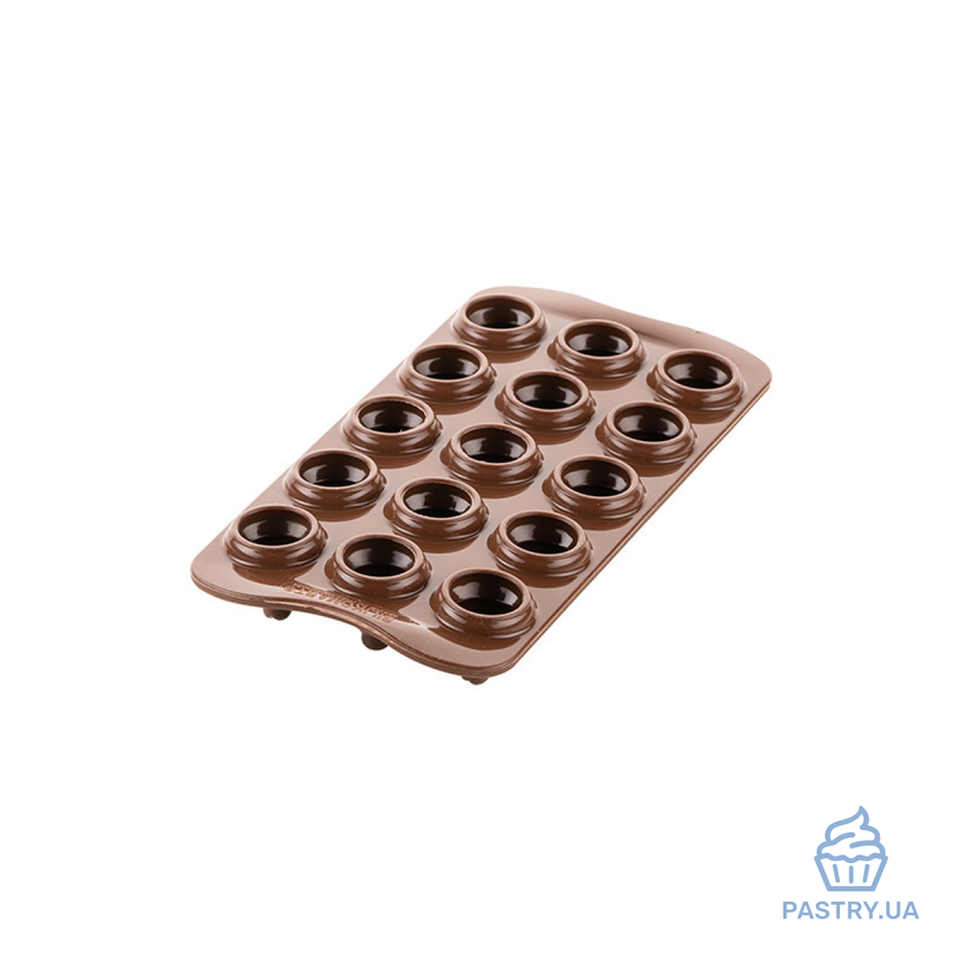 Форма Ялинки SCG054 для шоколадних цукерок силіконова (Silikomart)