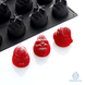 Santa Claus PX4389 silicone mould for dessert decor by Frank Haasnoot (Pavoni)