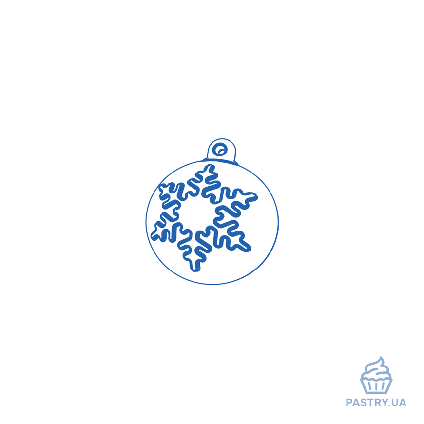 Christmas Ball #4 6cm 20SF004 plastic mould (Martellato)
