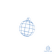 Christmas Ball #5 6cm 20SF005 plastic mould (Martellato)
