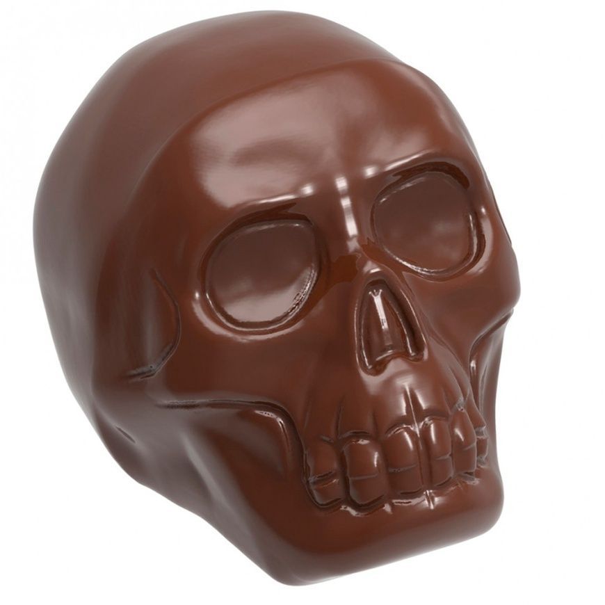 Scull CW1666 polycarbonate mould for chocolate bonbons (Chocolate World)