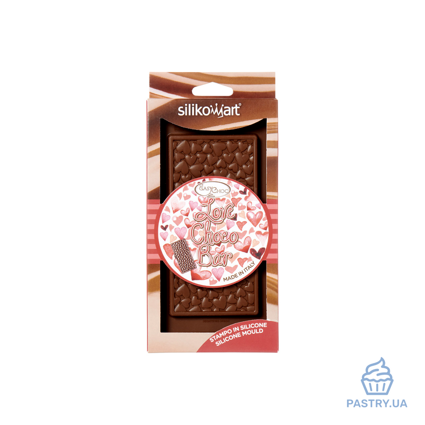 Форма Love SCG38 для шоколадных плиток силиконовая (Silikomart)
