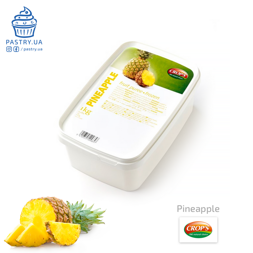 Pineapple frozen puree (Crop's), 150g