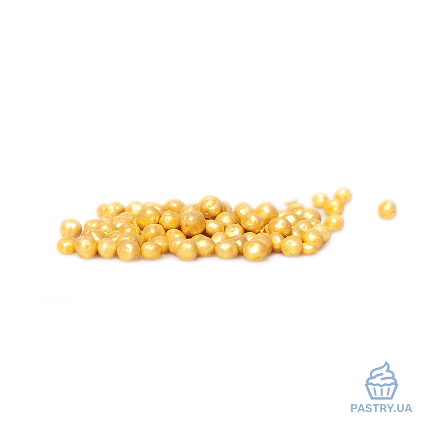 Mini Lux Pearls Gold white chocolate (Smet), 50g