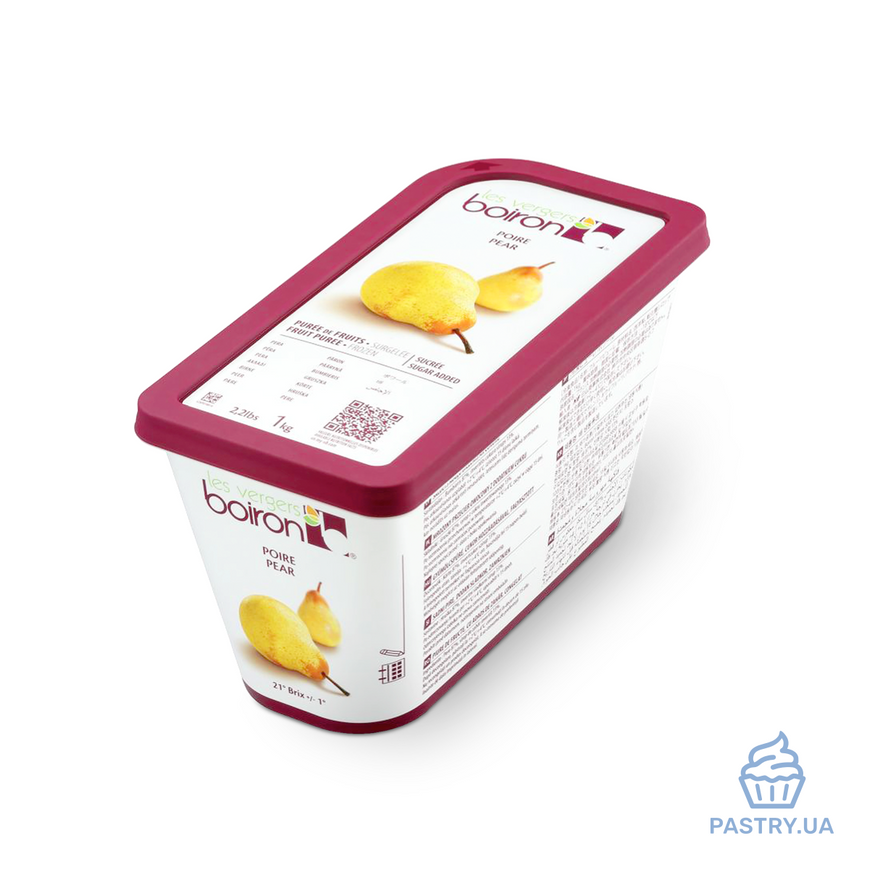 Pear frozen fruit puree (Les vergers Boiron), 1kg