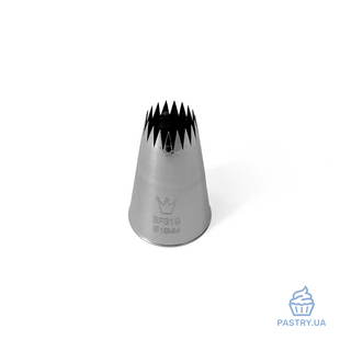 Pastry Nozzle BF318 French Star &Oslash;16mm (Martellato)