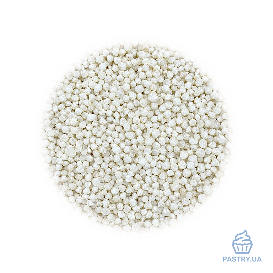 White rice balls Ø6mm pastry decor (Slado), 1kg