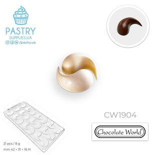 Drop &ndash; Frank Haasnoot CW1904 polycarbonate mould (Chocolate World)