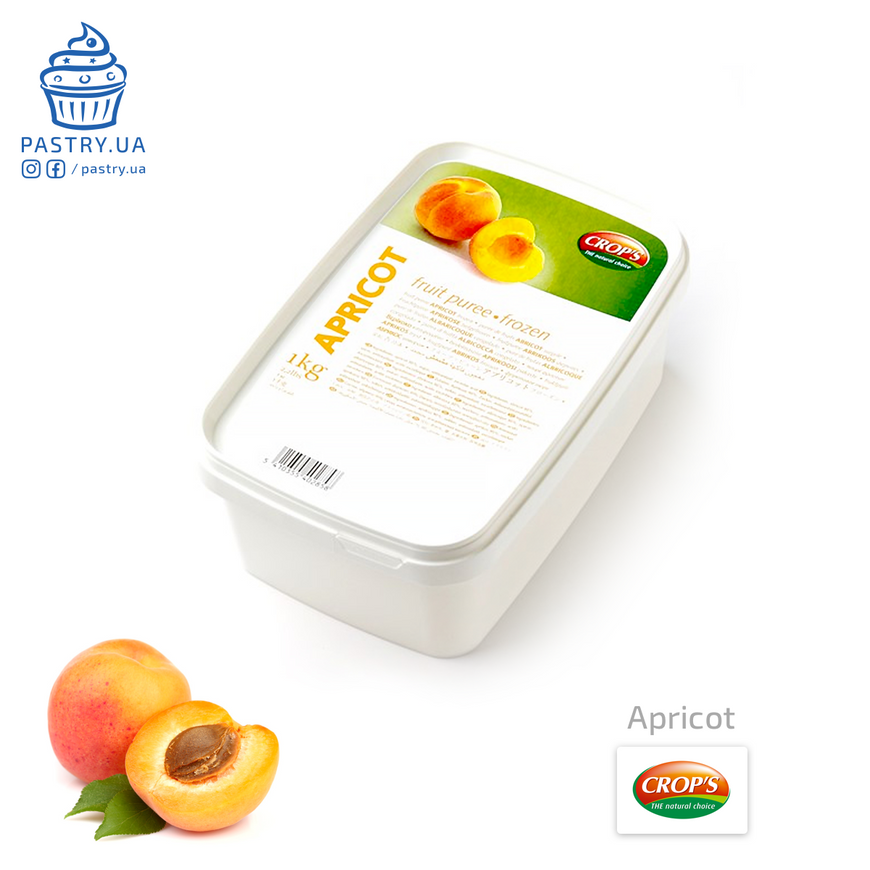 Apricot frozen puree (Crop's), 150g