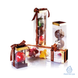Christmas Ball Stripy &Oslash;6cm 20SF003 plastic mould for chocolate, 2pcs (Martellato)