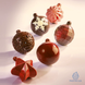 Форма Різдвяна Кулька Мушля &Oslash;6см 20SF006 для шоколаду пластикова, 2 форми (Martellato)
