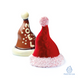 Santa's Hat KT153 plastic chocolate mould (Pavoni), 1 pair