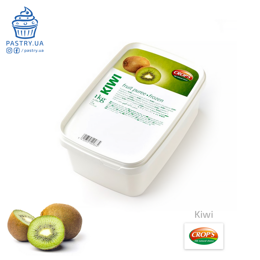 Kiwi frozen puree (Crop's), 150g