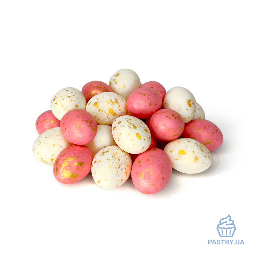 Мигдаль Мікс "Рожевий" у шоколаді та цукровій глузурі (S&D pearls), 200г