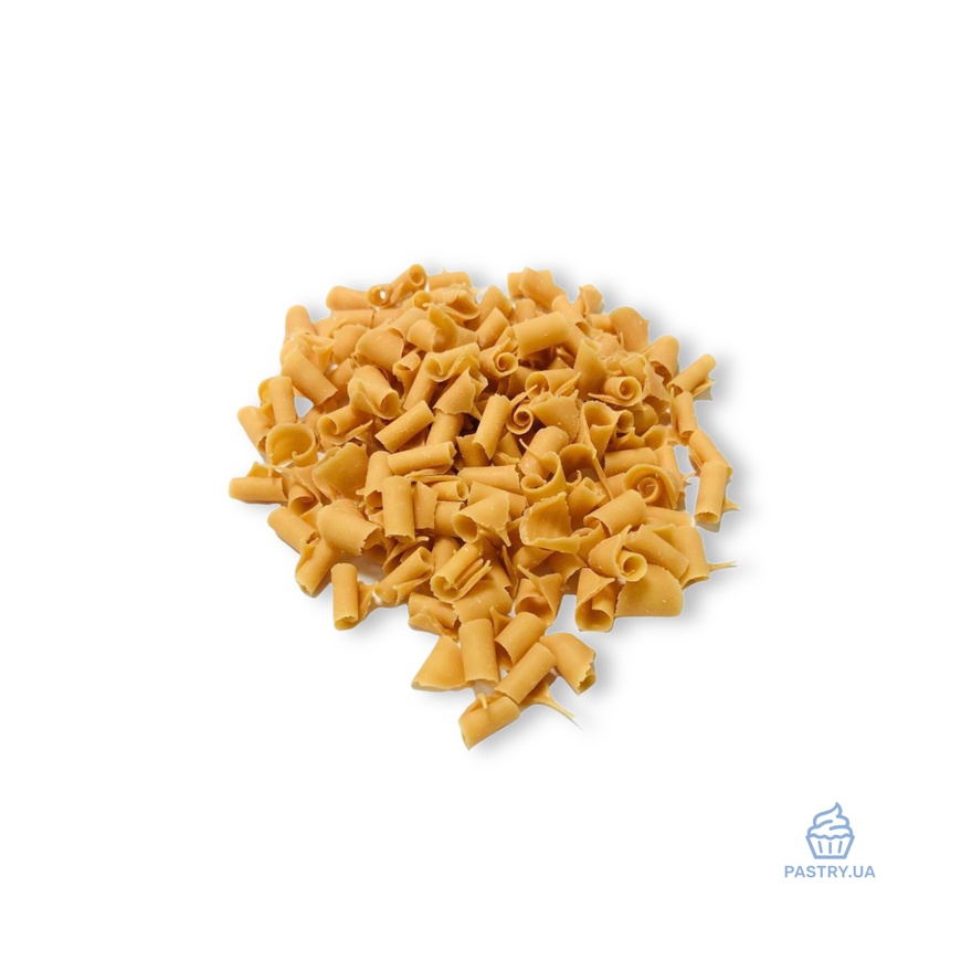 Chips with a caramel taste CURLS ORANGE 9mm (Smet)