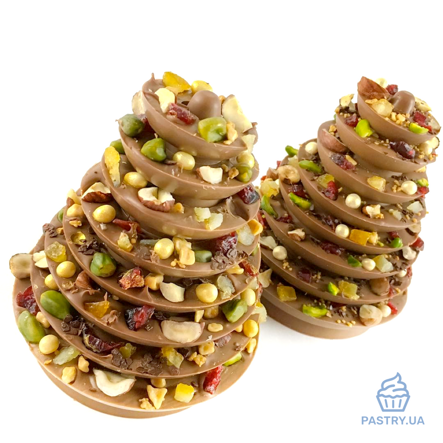 Форма "10 Колец для Конуса" 3922 для шоколадной ёлки пластиковая (Valrhona)