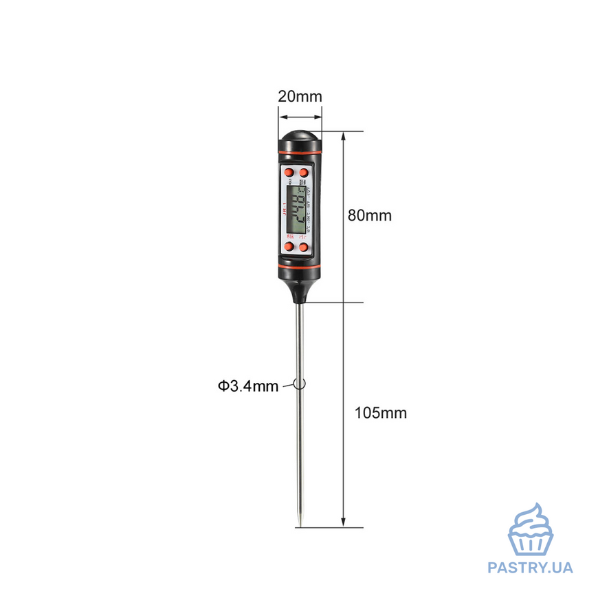 JR-1 Instant Read Digital Candy Thermometer (China)