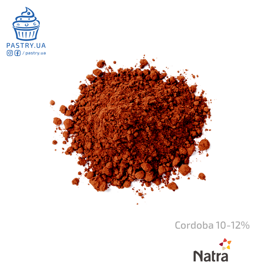 Какао-порошок Cordoba 10-12% (Natra), 100г