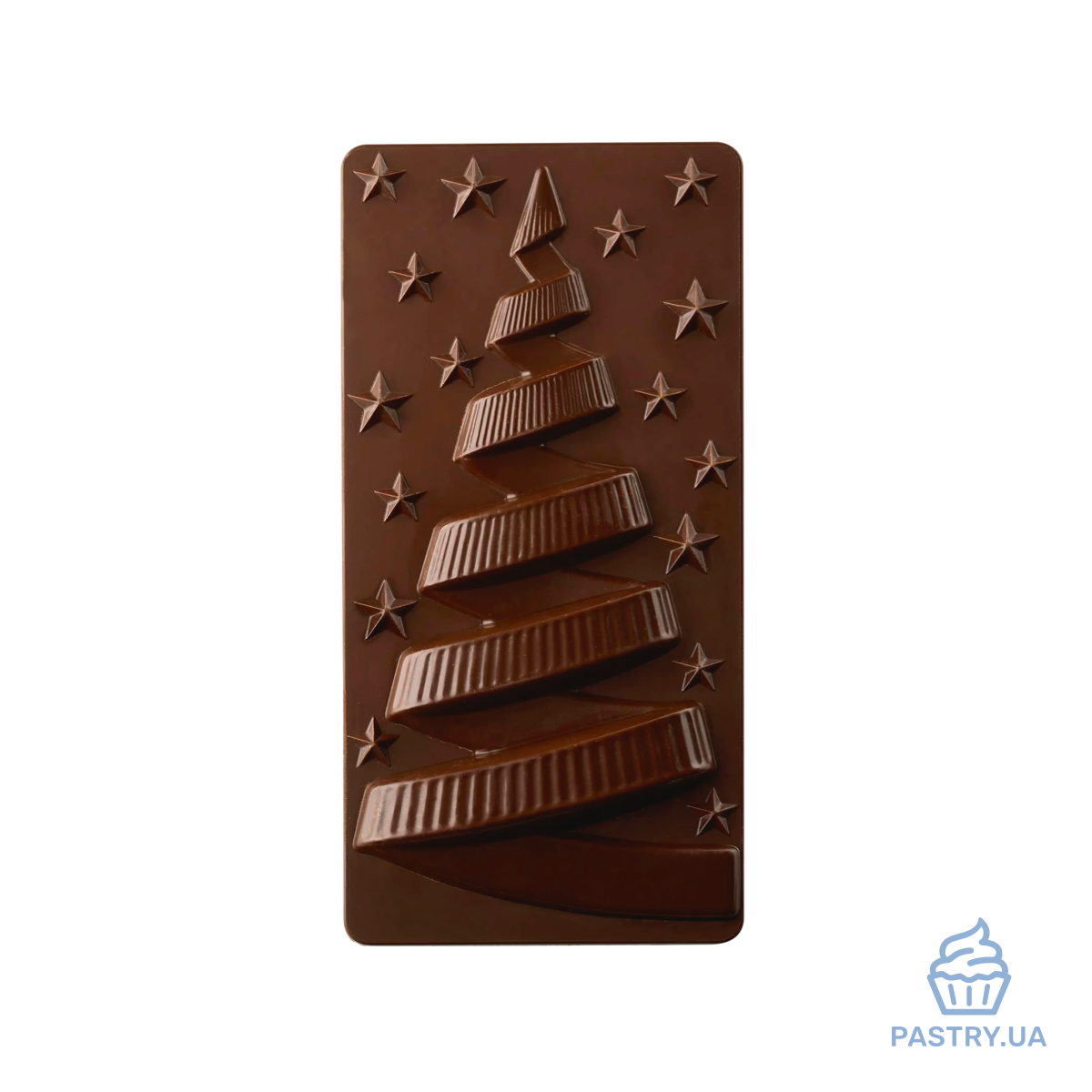 Pavoni Polycarbonate Christmas Xmas Night Chocolate Bar Mold by