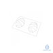 Origami egg 14cm 18950 chocolate plastic mould (Valrhona)