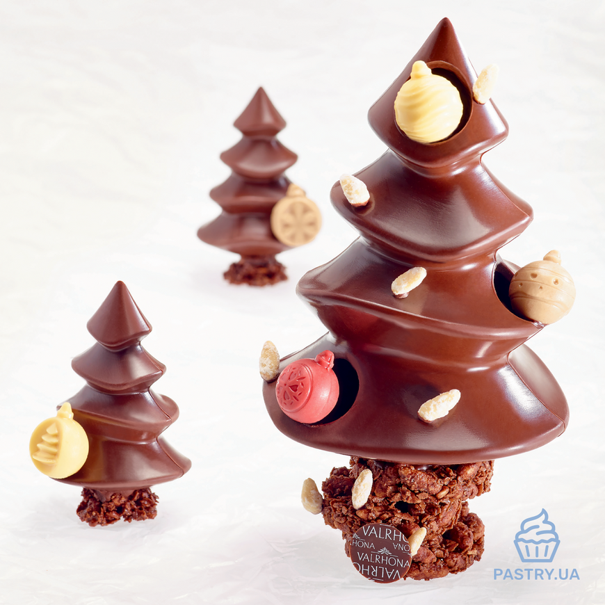 Форма "Елка большая 14см" 12771 пластиковая (Valrhona)