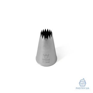 Pastry Nozzle BF316 French Star &Oslash;13mm (Martellato)