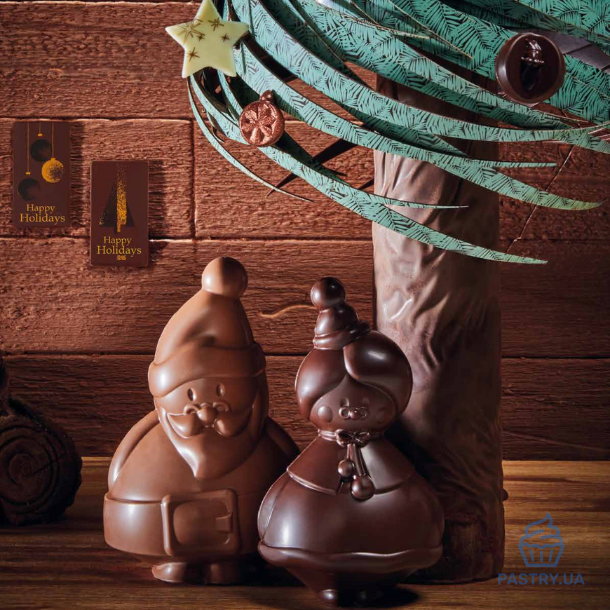 Форма "Миссис Клаус малая 7см" 19824 пластиковая (Valrhona)