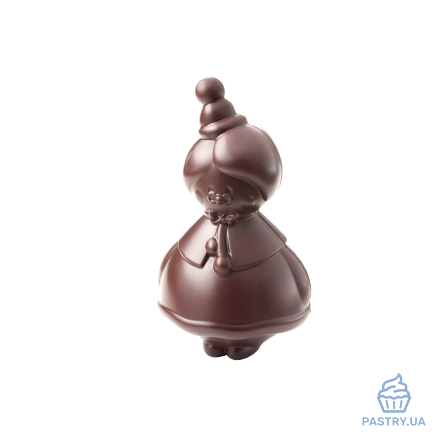 Форма "Миссис Клаус малая 7см" 19824 пластиковая (Valrhona)