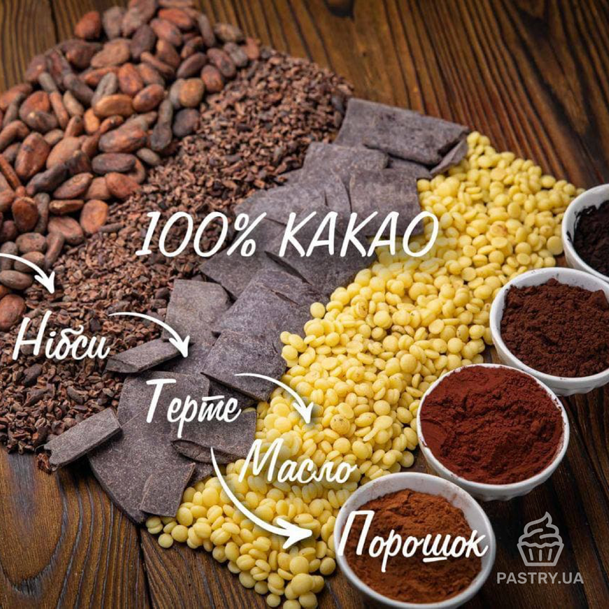 Какао терте – 100% натуральний шоколад без додавання цукру, слайси, Еквадор (Wow Cacao), 1кг