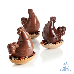 Форма "Курочка" 14см 12815 пластикова (Valrhona)