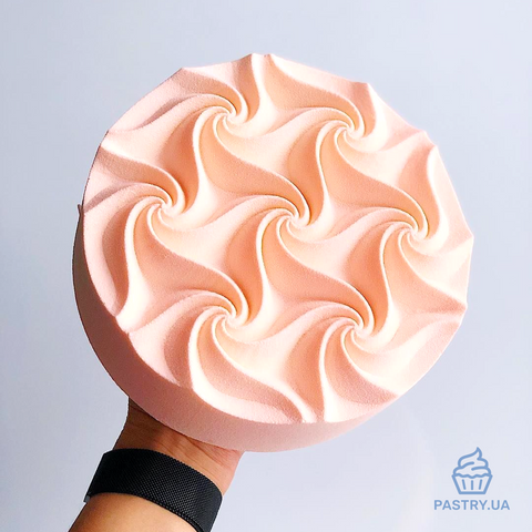 Tesselation cake silicone mould