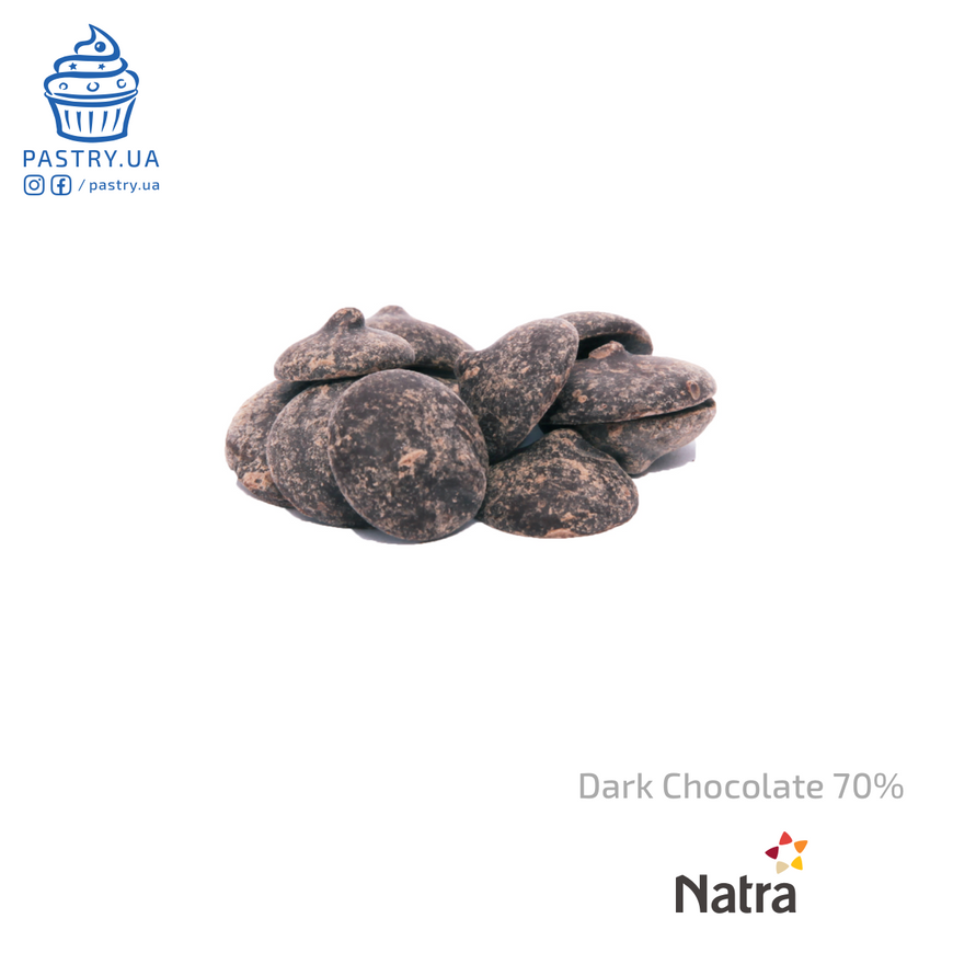 Шоколад Чорний 70% (Natra), 100г