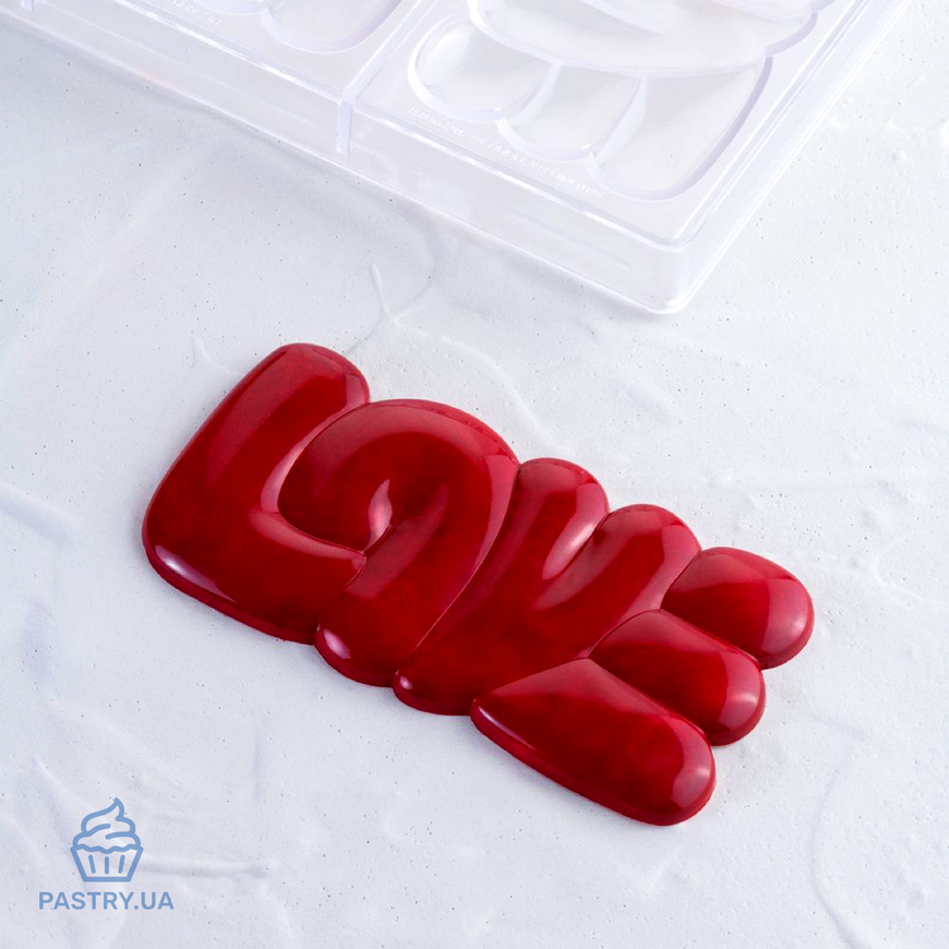 🍫 Форма Lovely PC5000 для шоколадних плиток полікарбонатна від Антоніо Башура (Pavoni)