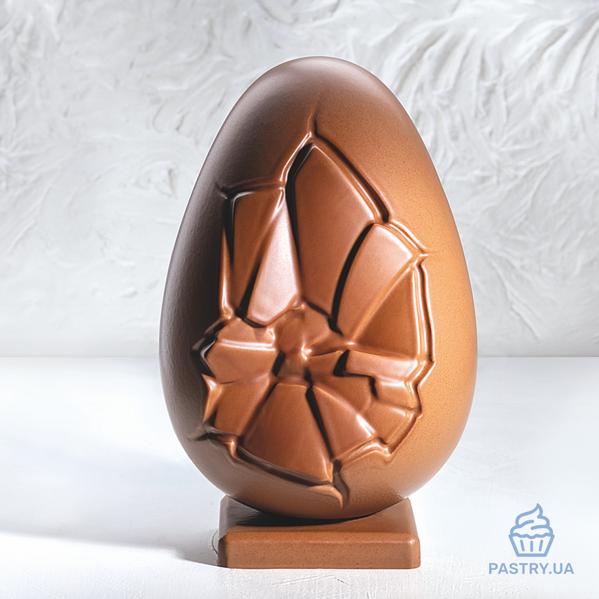 Форма Яйце Knock KT195 для шоколаду пластикова + форма Підставки (Pavoni), 2 пари