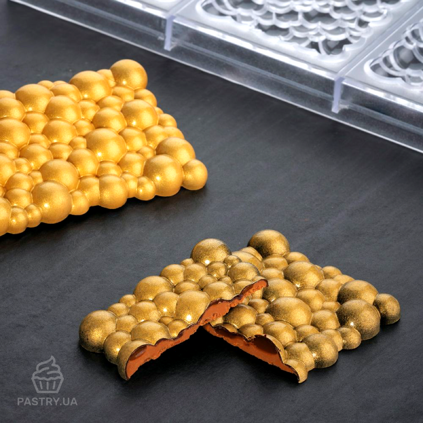 🍫 Форма Sparkling PC5001 для шоколадных плиток поликарбонатная от Фабрицио Фьёрани (Pavoni)