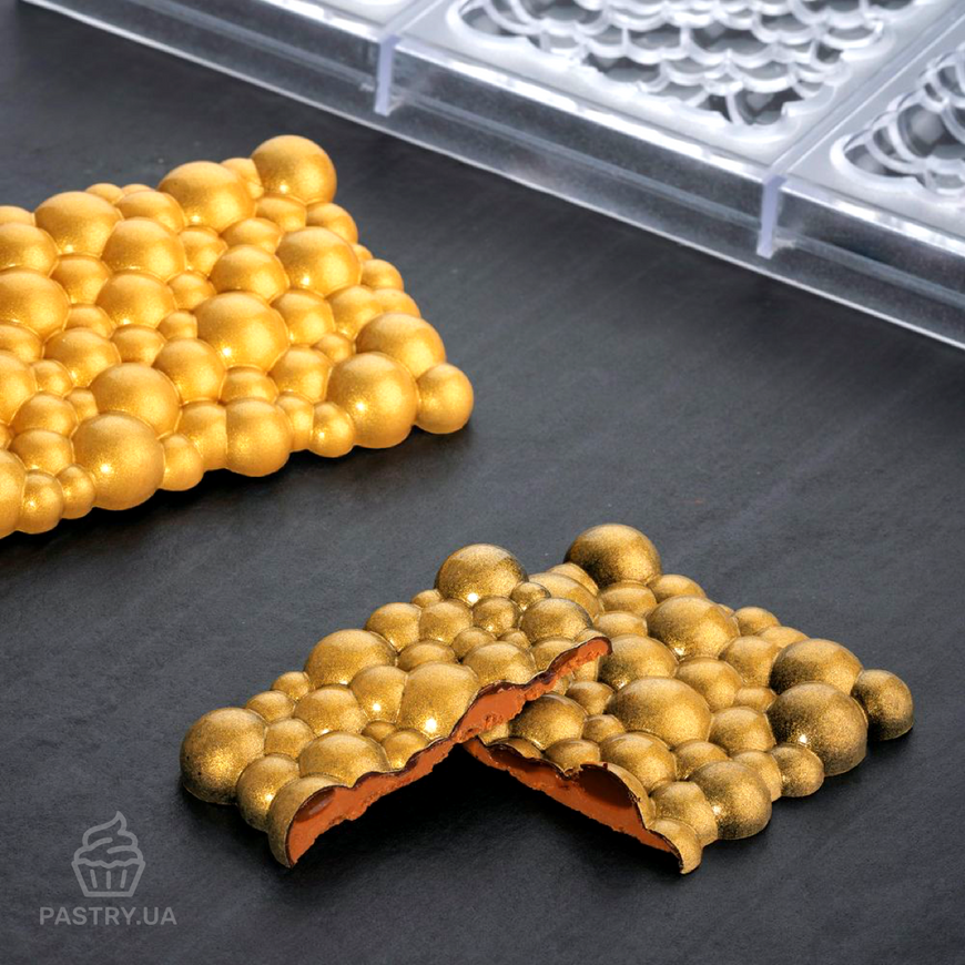 🍫 Sparkling PC5001 polycarbonate mould for chocolate bars by Fabrizio Fiorani (Pavoni)