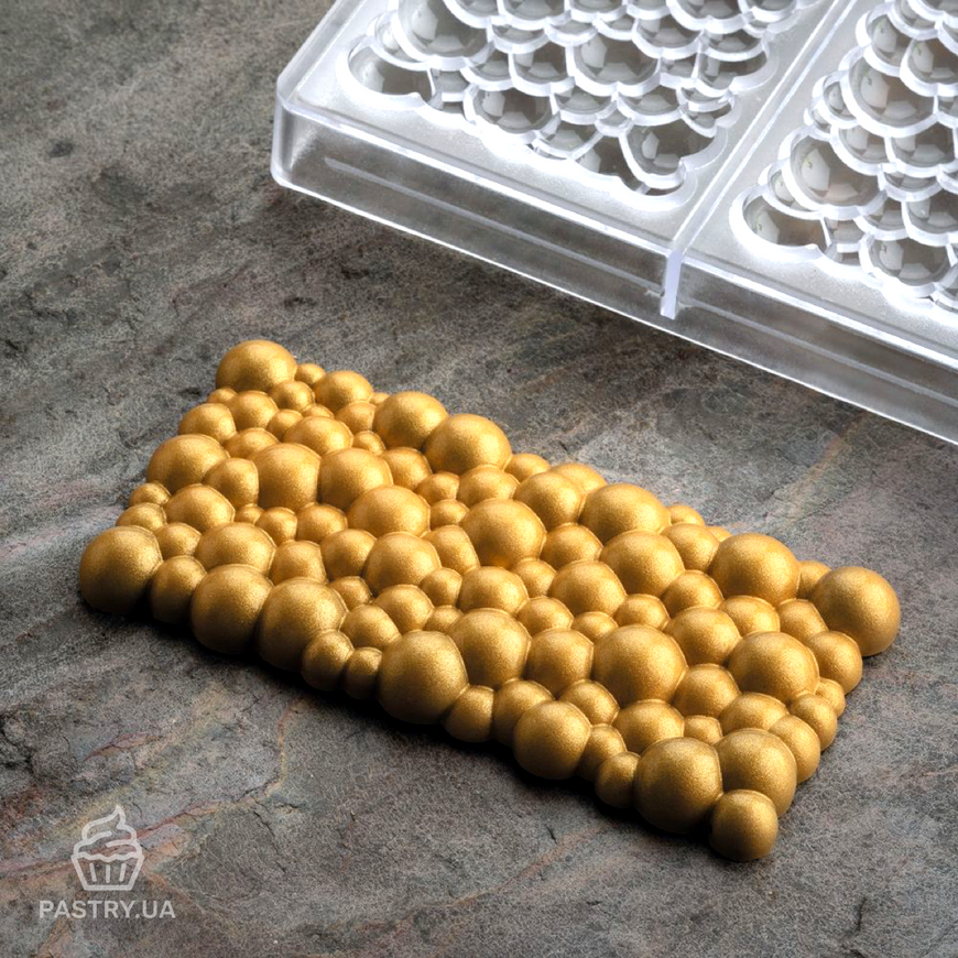 🍫 Sparkling PC5001 polycarbonate mould for chocolate bars by Fabrizio Fiorani (Pavoni)