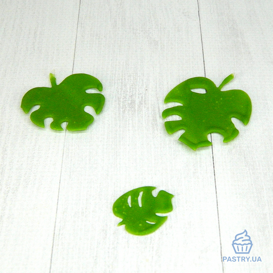 Flexible Stencils for chocolate decor "Monstera mini" (LeVanille)